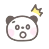 Fluffy panda emoji 20