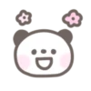 Fluffy panda emoji 21