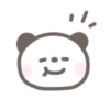 Fluffy panda emoji 23