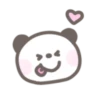 Fluffy panda emoji 27