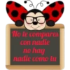 P No te compares con nadie no hay nadie como tu
