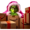 Grinch in pink 🟢💕 9
