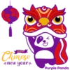 Purple Panda 9