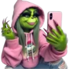 Grinch in pink 🟢💕 26