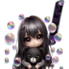 ABC Sad Goth girl 12