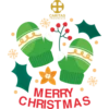 Stickers Natal dan Tahun Baru 10