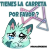 TIENES LA CARPETA POR FAVOR? DRAMASTICKERS