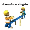 diversão e alegria