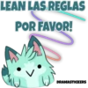 LEAN LAS REGLAS POR FAVOR! DRAMASTICKERS