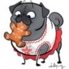 Perritos Pug con para Nath 30