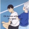 Oh to see without
my eyes
