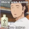 Here use some
+
holp
water
I have extras