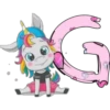 ABC Cute Unicorn 6