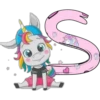 ABC Cute Unicorn 9