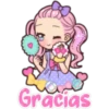 💜🌸Girlsticker🌸💜 12