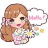 💜🌸Girlsticker🌸💜 22