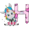 ABC Cute Unicorn 24