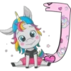 ABC Cute Unicorn 26