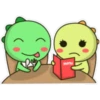 kawaii Dino y su amigo 🫧🪷 6