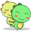 kawaii Dino y su amigo 🫧🪷 7