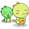 kawaii Dino y su amigo 🫧🪷 9