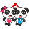 Panditas enamorados 🫧🐼 6