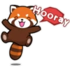 Kuromi red panda🫧🪷 9