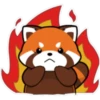 Kuromi red panda🫧🪷 10