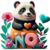 🐼Adorable panda 3d🐼 5