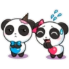Panditas enamorados 🫧🐼 20