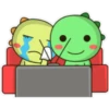 kawaii Dino y su amigo 🫧🪷 25