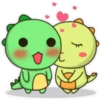 kawaii Dino y su amigo 🫧🪷 29