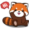 Kuromi red panda🫧🪷 28