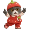 Gato fresita 🐈‍⬛🍓 5