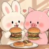 🧿Rabbit y Pig2🐰🐷💕 5