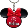 Llaveros Minnie Personalizados✨1🇲🇽&🇲🇽Clásica 6