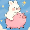 🧿Rabbit y Pig🐰🐷💕 4