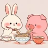 🧿Rabbit y Pig2🐰🐷💕 8