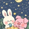 🧿Rabbit y Pig2🐰🐷💕 9