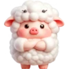 Cerdito disfrazado de oveja💞1🇵🇪Clásica 6