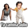 Ya camina Julio
