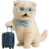 Gatito con lentes 😺👓 12