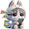 Gatito disfrazado de conejo💞1🇵🇪Clásica 13