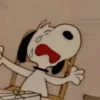 Memes do Snoopy 🤍🖤 9
