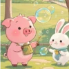 🧿Rabbit y Pig3🐰🐷💕 17
