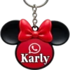 Llaveros Minnie Personalizados✨1🇲🇽&🇲🇽Clásica 14