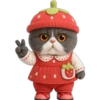 Gato fresita 🐈‍⬛🍓 20