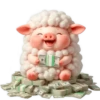 Cerdito disfrazado de oveja💞1🇵🇪Clásica 18