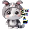 Gatito disfrazado de conejo💞1🇵🇪Clásica 18