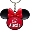 Llaveros Minnie Personalizados✨1🇲🇽&🇲🇽Clásica 16